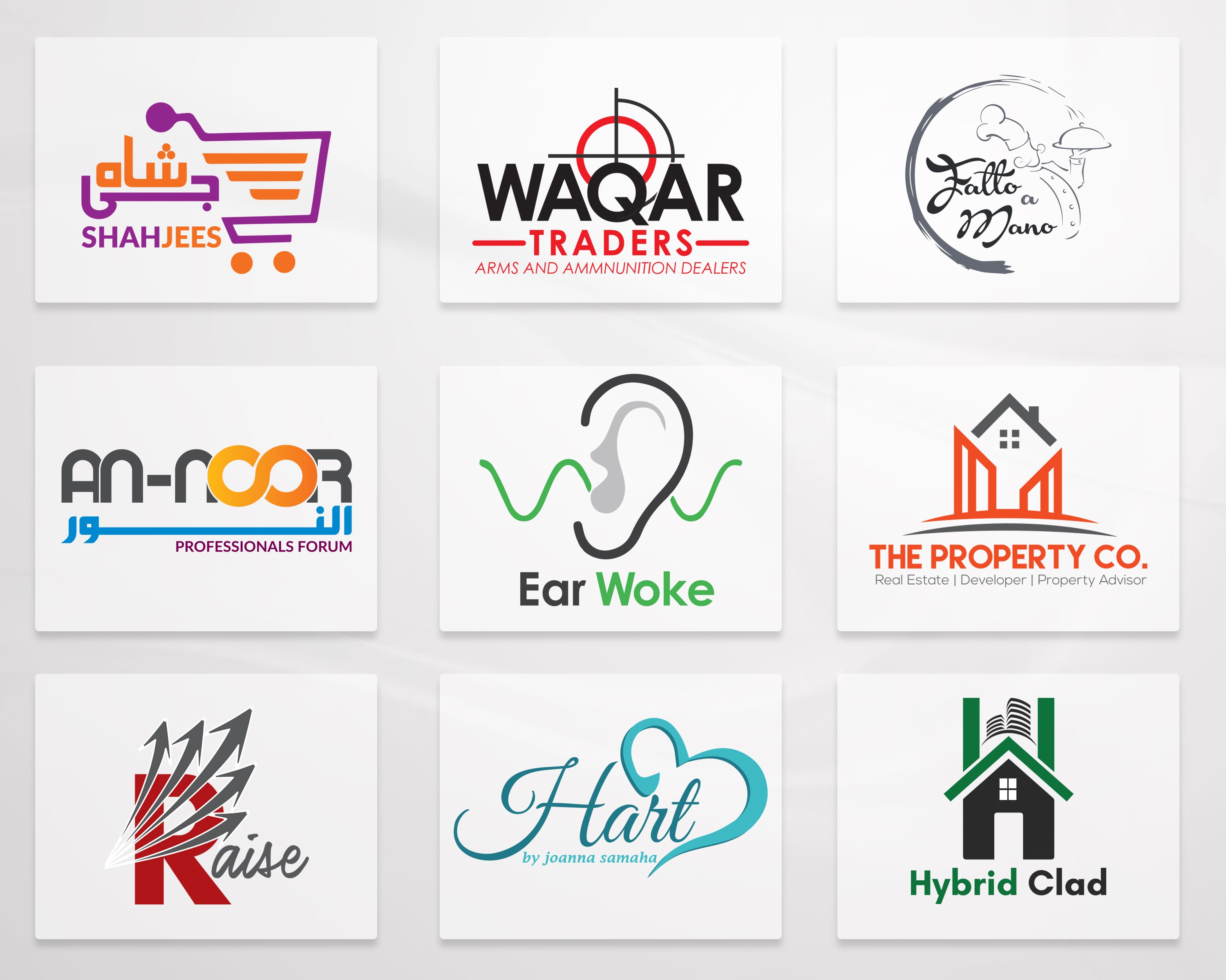 Creative logo design ideas Birmingham brand identity sample 2026