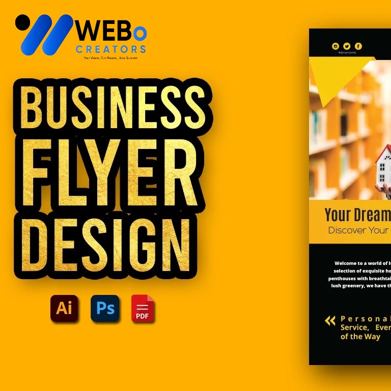 Creative Flyer Design for Moving Company in Birmingham | Flyer for Removals Services