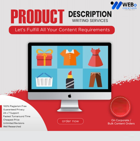 Product Description Writing Services | Best Digital Marketing Agency | Web Design in Birmingham for online stores
