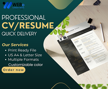 Elegant Resume Design Service, CV designs, CV writing in Birmingham For Gain Job