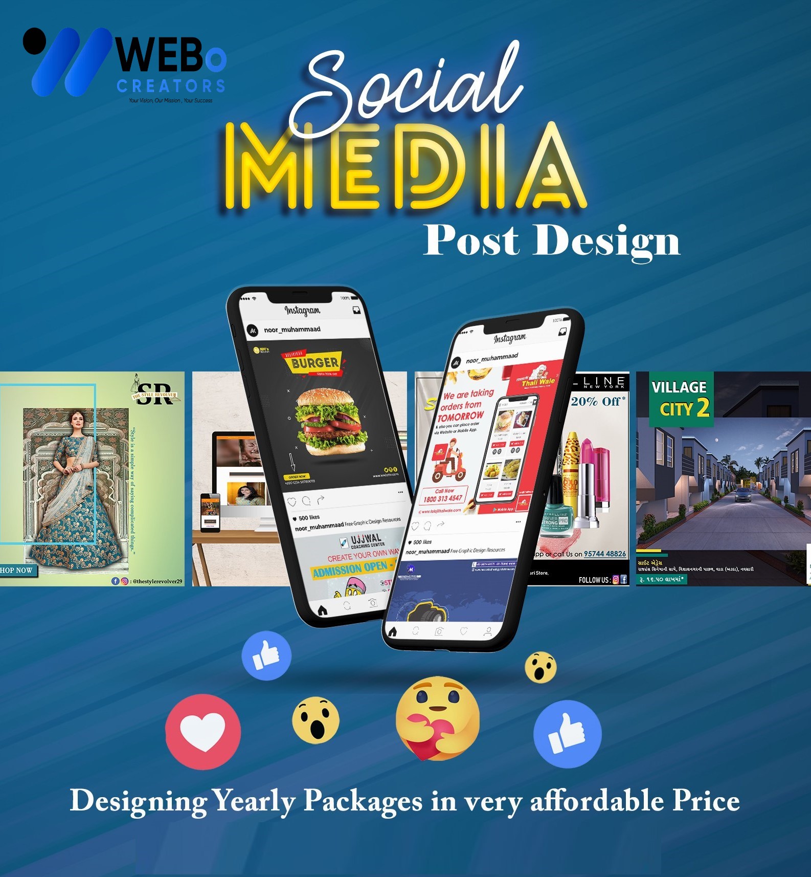 Social Media Post Design Services in Birmingham for Businesses and Brands