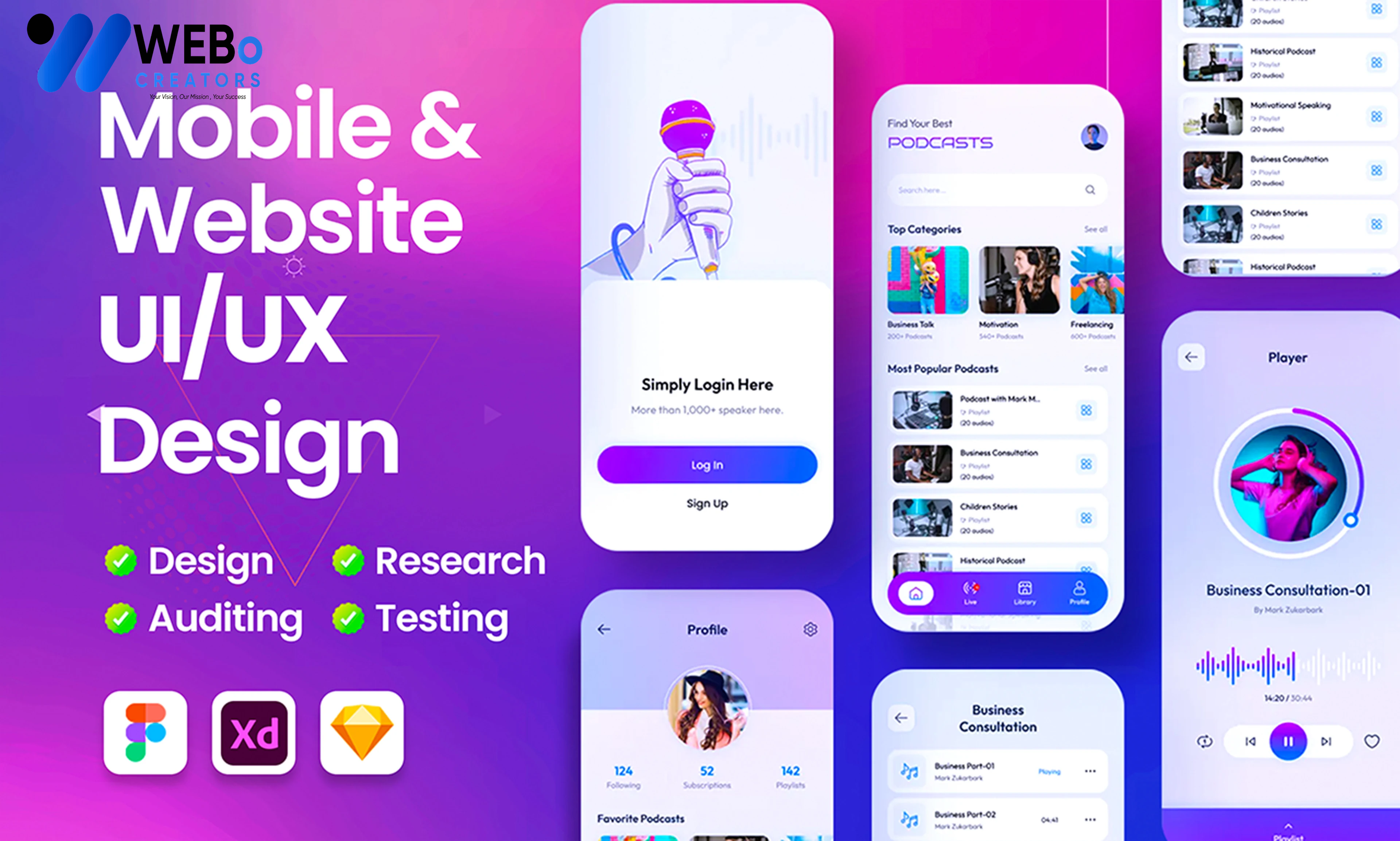 Flutter App UI/UX Design | Beautiful Flutter Interface Design in Birmingham